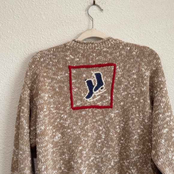 North Crest Vintage Winter Ski Mittens Gorpcore Fair Isle Cardigan Sweater L - Picture 11 of 12